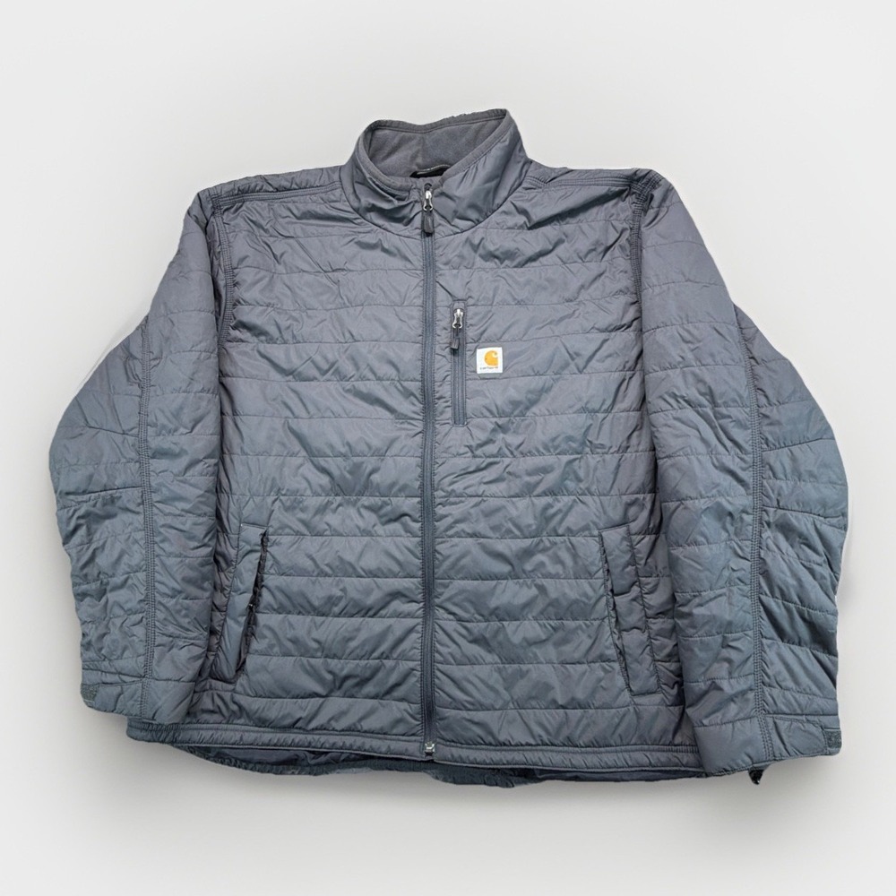 Carhartt Rain Defender Puffer Jacket Mens XXXL 3XL Black Relaxed Fit 012208M